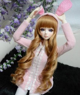 1/3 Girl Pink Rabit Coat